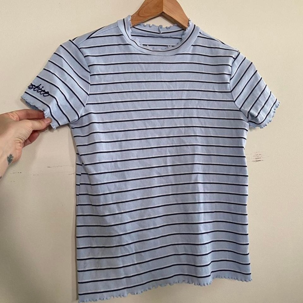Vintage Justice Girls striped top